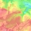 Mapa topográfico Les Tours d'Elven, altitude, relevo