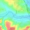 Mapa topográfico River Ebble, altitude, relevo