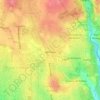 Mapa topográfico Abóboda, altitude, relevo