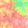 Mapa topográfico Refúgio de Vida Silvestre dos Campos de Palmas, altitude, relevo