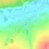 Mapa topográfico Чутеево, altitude, relevo