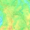 Mapa topográfico Taman Provence, altitude, relevo