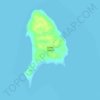 Mapa topográfico Sibato Island, altitude, relevo