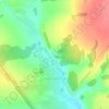 Mapa topográfico Среднее Девятово, altitude, relevo