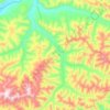 Mapa topográfico Балаганах, altitude, relevo