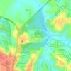 Mapa topográfico Vegetação Densa, altitude, relevo
