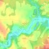 Mapa topográfico Ивановское, altitude, relevo