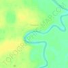 Mapa topográfico Баландина, altitude, relevo