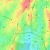 Mapa topográfico Nagarbhavi Lake, altitude, relevo