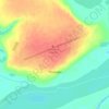 Mapa topográfico Tschokurdach, altitude, relevo