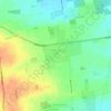 Mapa topográfico Threekingham, altitude, relevo