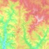 Mapa topográfico Мучан, altitude, relevo