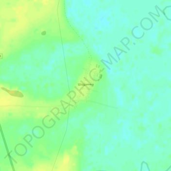 Mapa topográfico Шадринка, altitude, relevo