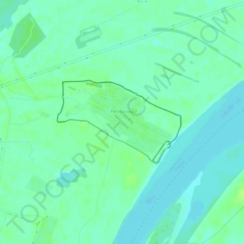 Mapa topográfico Реполово, altitude, relevo