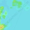 Mapa topográfico остров Пасхи, altitude, relevo