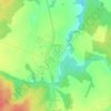 Mapa topográfico Гордино, altitude, relevo