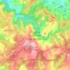 Mapa topográfico Tapada Nacional de Mafra, altitude, relevo