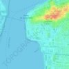 Mapa topográfico Parque Maurício Sirotsky Sobrinho, altitude, relevo