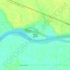 Mapa topográfico Snake River, altitude, relevo