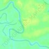 Mapa topográfico Бурдина, altitude, relevo