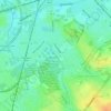 Mapa topográfico Pyl Brook, altitude, relevo