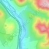 Mapa topográfico Howgill Fells, altitude, relevo