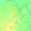 Mapa topográfico Казым, altitude, relevo