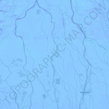 Mapa topográfico Гандурино, altitude, relevo