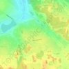 Mapa topográfico Красное Поле, altitude, relevo