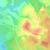 Mapa topográfico Княжьи Горы, altitude, relevo