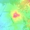 Mapa topográfico Cividade de Terroso, altitude, relevo