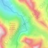 Mapa topográfico Refuge du Saut, altitude, relevo