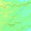 Mapa topográfico Arauca, altitude, relevo