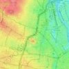 Mapa topográfico Stadtbahnbogen, altitude, relevo