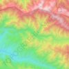 Mapa topográfico Namdapha, altitude, relevo