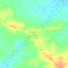 Mapa topográfico Buenos Aires, altitude, relevo