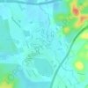 Mapa topográfico Kampung Melayu Sri Kundang, altitude, relevo