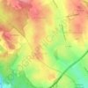 Mapa topográfico La cañada, altitude, relevo