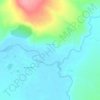 Mapa topográfico Курган, altitude, relevo