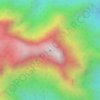 Mapa topográfico Droog Fort, altitude, relevo