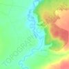 Mapa topográfico Юзя, altitude, relevo