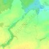 Mapa topográfico Васильевское, altitude, relevo