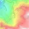 Mapa topográfico Refuge du Nid d'Aigle, altitude, relevo