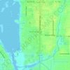 Mapa topográfico South Sarasota, altitude, relevo