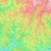 Mapa topográfico Bhilangna River, altitude, relevo
