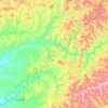Mapa topográfico Бурея, altitude, relevo