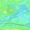 Mapa topográfico Charles River, altitude, relevo