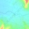Mapa topográfico Praia Fluvial "O Moinho", altitude, relevo