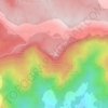 Mapa topográfico La Musara, altitude, relevo