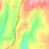 Mapa topográfico Colo de Pito, altitude, relevo